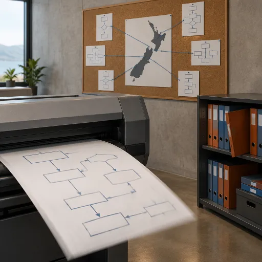 How an online flowchart maker streamlines complex office workflows in New Zealand companies
